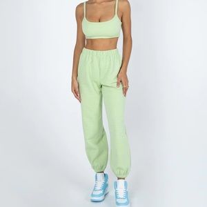 Princess Polly Arabella Set in Sage